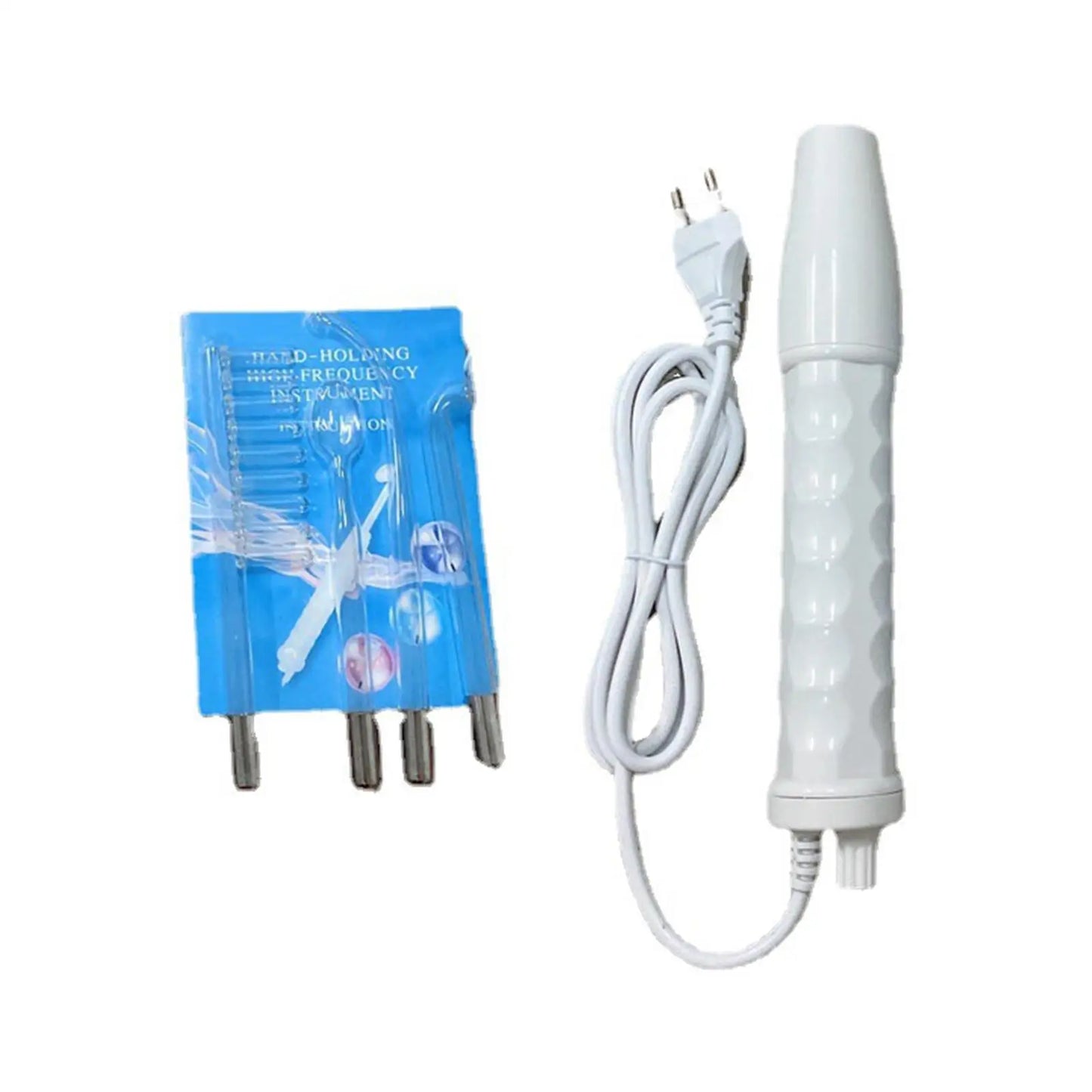 Portable Handheld High Frequency Facial Machine Skin Care for Face/Eyes/Hair/Firm & Tighten Face Device Machine EU